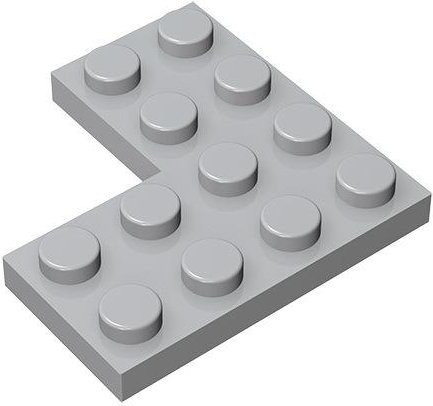 Yiran Toy 2639 Dünne L-förmige Platte 2x4x4 Eckbausteine 10-teiliges Set - Bild 1