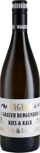 Wageck Kies und Kalk, Grauburgunder, trocken, Weißwein, 2025, 0,75 l - Bild 1