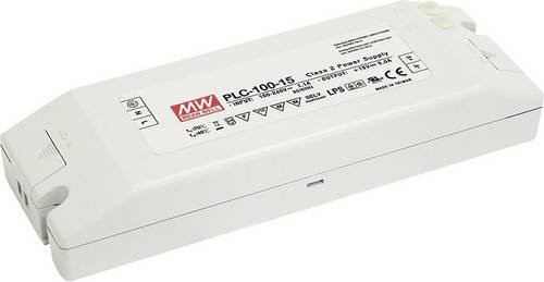 Mean Well PLC-100-24 LED-Treiber Konstantspannung 24 V/DC 96 W 0 - 4 A Weiß - Bild 1
