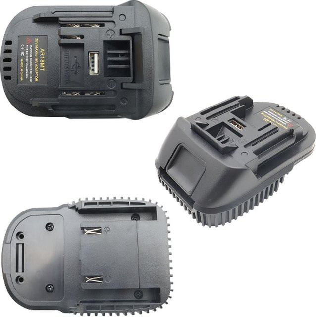 dawupine Lithium-Batterie Werkzeug Adapter AR20DL AR18BS AR18MT AR18ML Konverter für Aeg, Ridgid, Makita, Bosch, Milwaukee und M18 Akkus - Bild 1