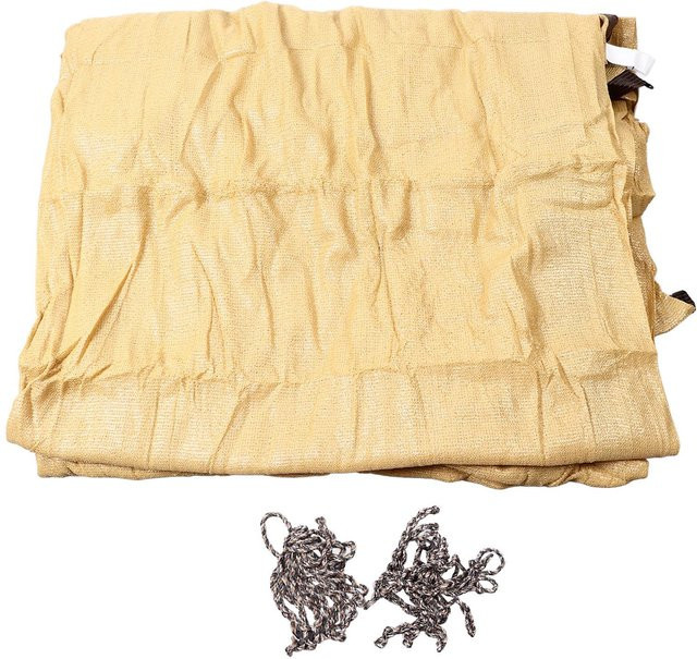 Aimo Sonnensegel Baldachin aus Polyethylen, Rechteckig, Beige/Sand, B: 400 cm, H: 396 cm - Bild 1