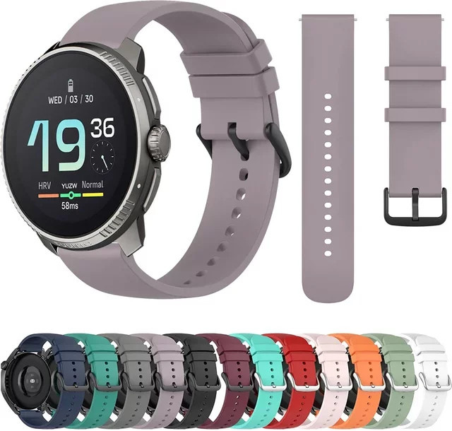 Smartwatch Band Silikon, Schwarz, Unisex - Bild 1