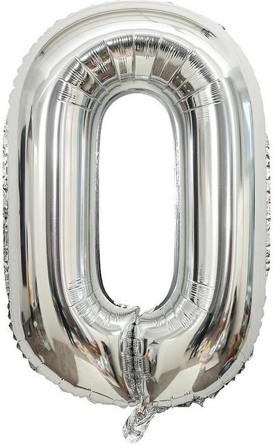 Zahlen-Aluminiumfolienballons in Gold und Silber, 32 Zoll, für Geburtstagsdekoration und Feierlichkeiten - Bild 1