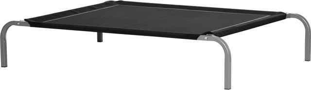 PawHut Hundebett und Katzenbett XL von Aosom als Campingbett auf Stelzen in Schwarz, Textilene Mikroperforation, B/T/H: 110 x 75 x 20 cm - Bild 1