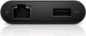 Dell YRPDK USB Type-C Adapter mit HDMI, VGA, Ethernet und USB 3.0 in Schwarz für Inspiron und Latitude Modelle - Bild 1