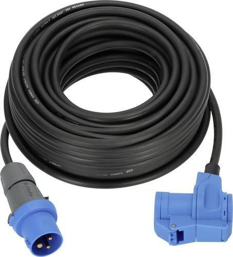 Brennenstuhl Camping-CEE-Verlängerungskabel Blau Schwarz 25 m H07RN-F 3G 2,5 mm² IP44 - Bild 1