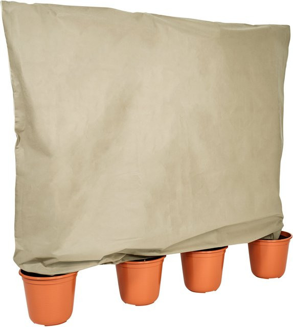 Maximex Winterschutz Vlieshaube für Pflanzen in Beige, Breite: 240 cm, Länge: 200 cm - Bild 1