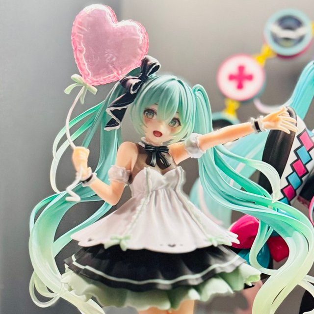 Bandai Hatsune Miku Geburtstags-Party-Serie, Anime-Figur, Kunststoff, Bunt / Mehrfarbig - Bild 1