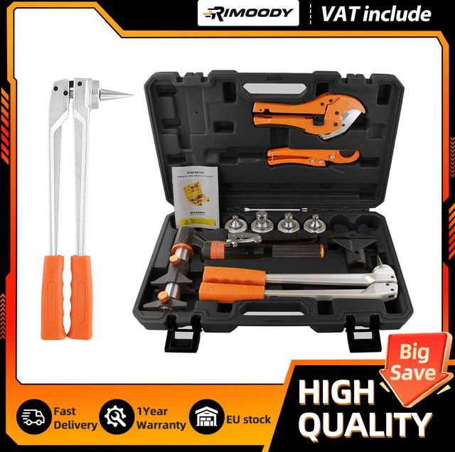 Podofo Pex-1632 Rohrklemmwerkzeug 16-32mm Gleitmuffen-Fittingzange und Hydraulisches Presswerkzeug für Verbundrohre - Bild 1