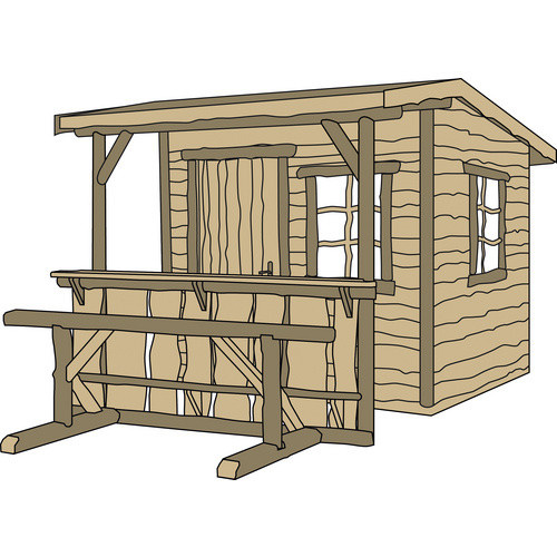 WEKA Gartenhaus 820 A Gr.2 aus Holz in Beige mit B/H/T: 340 x 240 x 350 cm - Bild 2