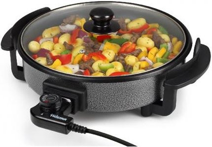 Tristar PZ-2963 Multifunktionspfanne mit Warmhaltefunktion in Schwarz, Durchmesser: 30 cm - Bild 2
