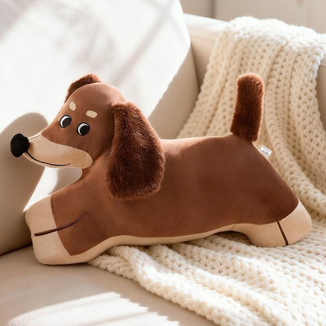 Yiran toy Hunde-Stofftier-Kissen, Plüschtier, 52cm, ab 14 Jahren - Bild 1
