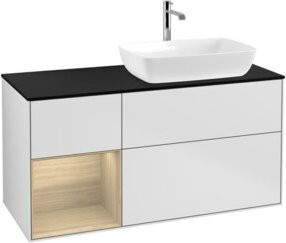 V&B Waschtischunterschrank Finion in Weiß lackiert, Breite: 120 cm, Tiefe: 50,1 cm, Höhe: 50,1 cm - Bild 1