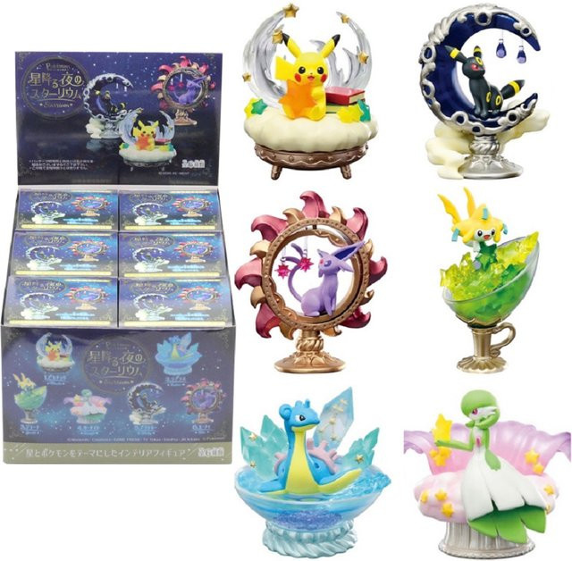Pokemon Starry Sky Mystery Box mit Anime Figuren wie Pikachu, Eevee und Snorlax in Multicolor - Bild 1