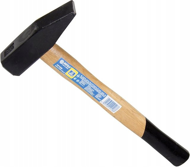 Proline Schlosserhammer mit Holzschaft in Grau und Multicolour, 500 g - Bild 1