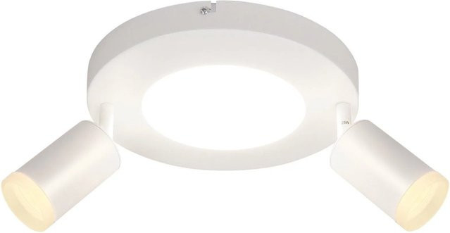 NETTLIFE Deckenstrahler L25 Modern aus Metall in Weiß mit verstellbarem LED-Leuchtmittel GU10 - Bild 1