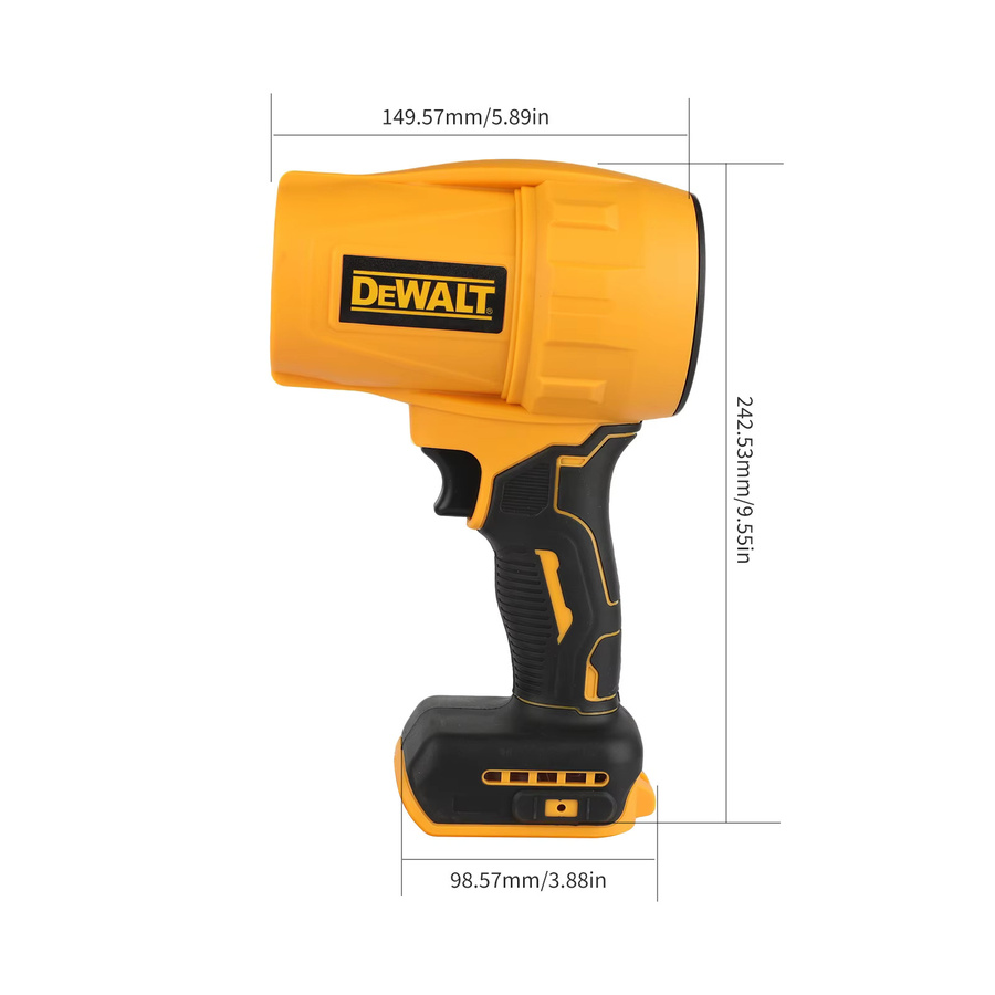 DEWALT Akku-Laubbläser 20V in Gelb mit Akku - Bild 2