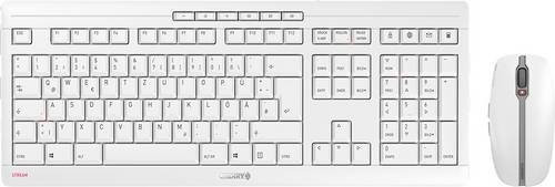 CHERRY Stream Desktop kabelloses Tastatur- und Maus-Set QWERTZ Deutsch in Grau oder Weiß - Bild 1