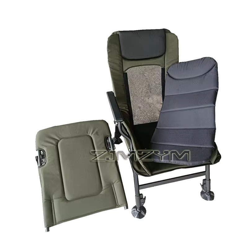 ZJMZYM Multifunktions Klappbett aus 600D Oxford Tuch in Grün für Camping und Büro - Bild 3