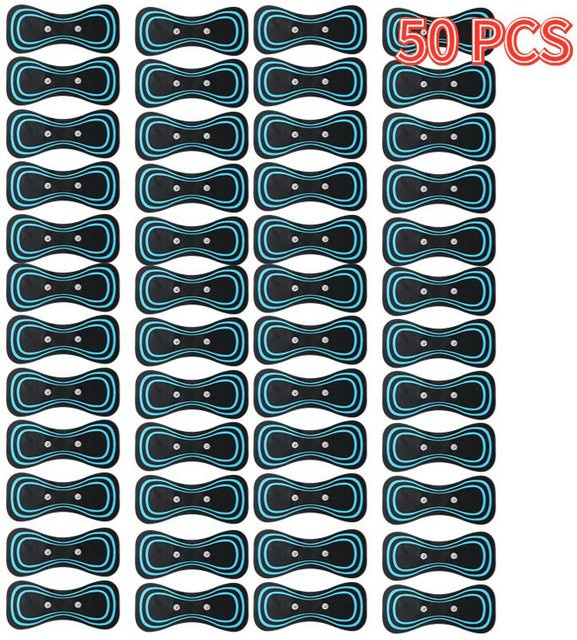 YJMP beauty health Gel-Pads für EMS Muskelmassagegeräte und Nackenmassagegeräte in Schwarz und Transparent, 1-50 Stück - Bild 1