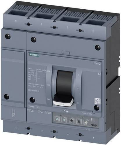 Siemens Leistungsschalter 3VA2563-7HM42-0AA0 in Grau mit Einstellbereich 250 - 630A und einer Schaltspannung von max. 690 V/AC - Bild 1