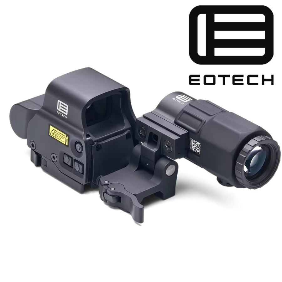 EOTECH Taktisches Optik-Zielfernrohr mit fester 3X oder 5X Vergrößerung für 558 551 552 553 Rotpunkt-Holografische Visiere in Schwarz - Bild 1