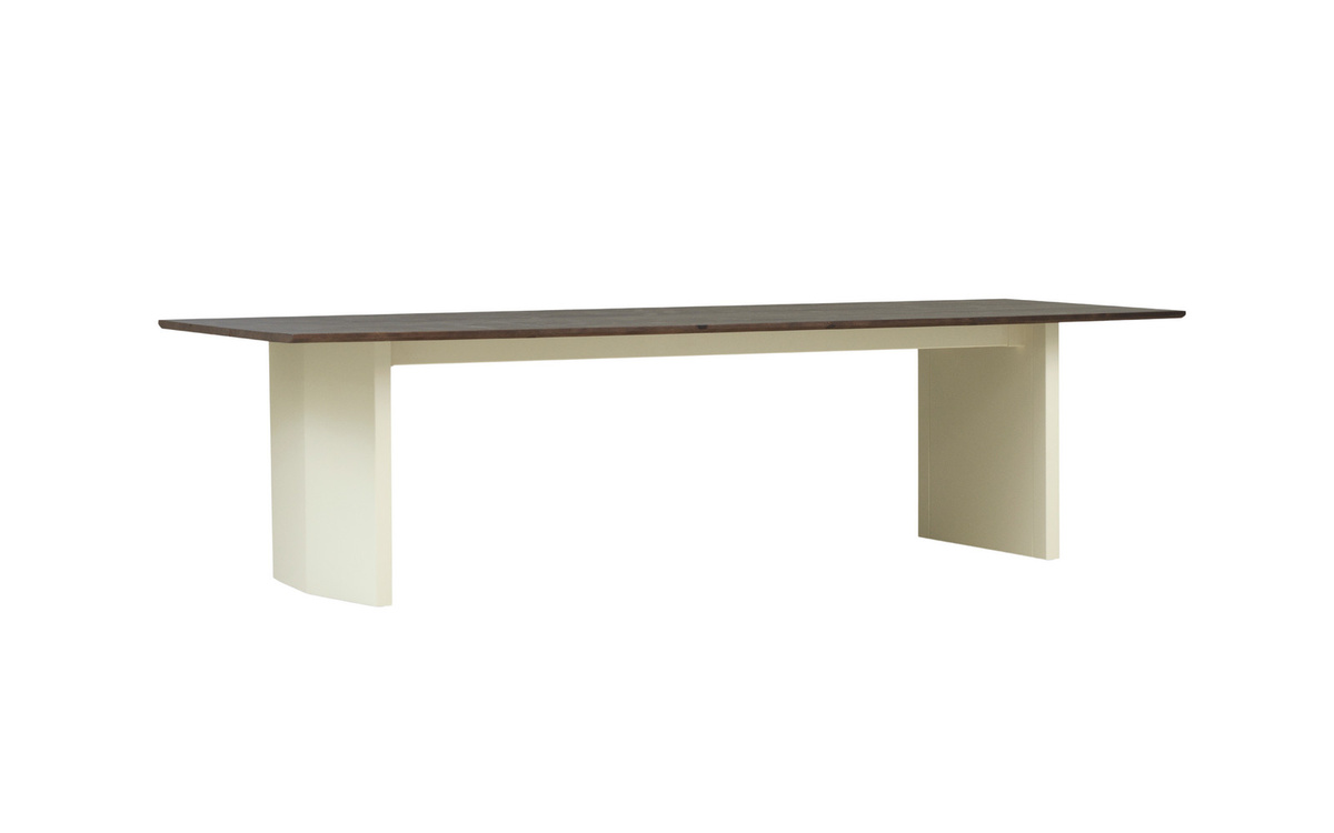 Normann Copenhagen Panel Tisch in Beige aus Massivholz und Stahl mit mattem Finish - Bild 2