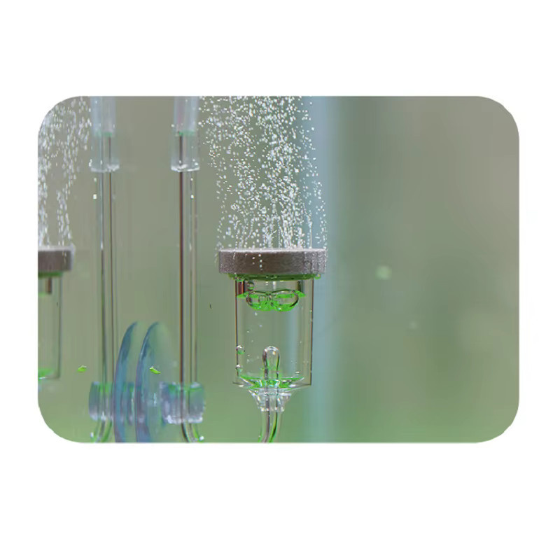 Aquapro Luft Diffusor Zerstäuber mit Blasen Zähler und Rückschlagventil für Aquarium und Nano Aquarien - Bild 2