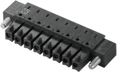 Weidmüller Buchsengehäuse-Platine BC/SC in Schwarz mit 3,81 mm Rastermaß, 50 Stück - Bild 1