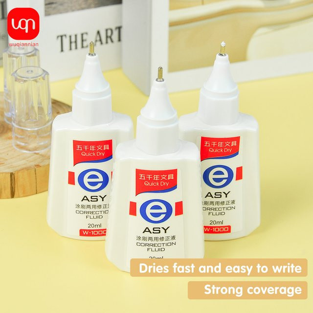 WQN Korrekturflüssigkeit Weiß, 20 ml - Bild 1
