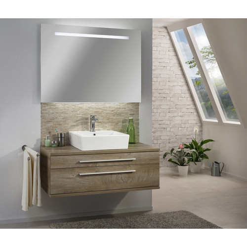 Fackelmann Waschbecken ix! Weiß B/H/T: 60 x 14,2 x 35 cm - Bild 3
