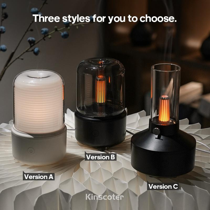 Tragbarer Mini-Aroma-Diffusor von Boho Berry in Weiß mit USB-Luftbefeuchter, Nachtlicht und Kaltnebel-Funktion - Bild 4