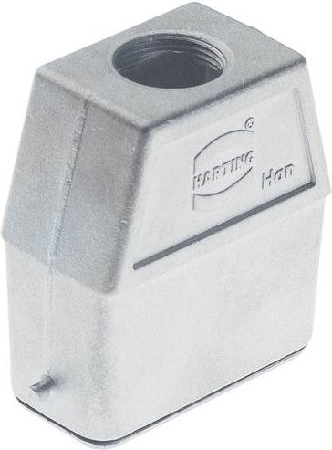 HARTING Tüllengehäuse 09 62 025 0440 in Silber aus Aluminium - Bild 1