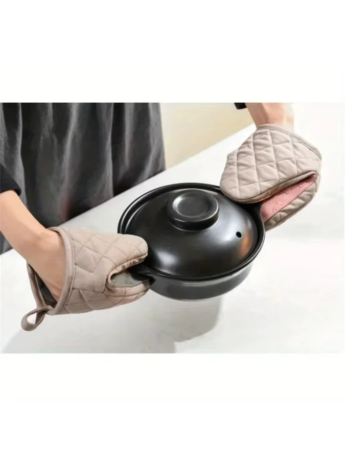 Hitzebeständlicher Silikon Ofenhandschuh in Fischform als Klemme für die Küche, ideal für Mikrowelle und Backofen - Bild 6