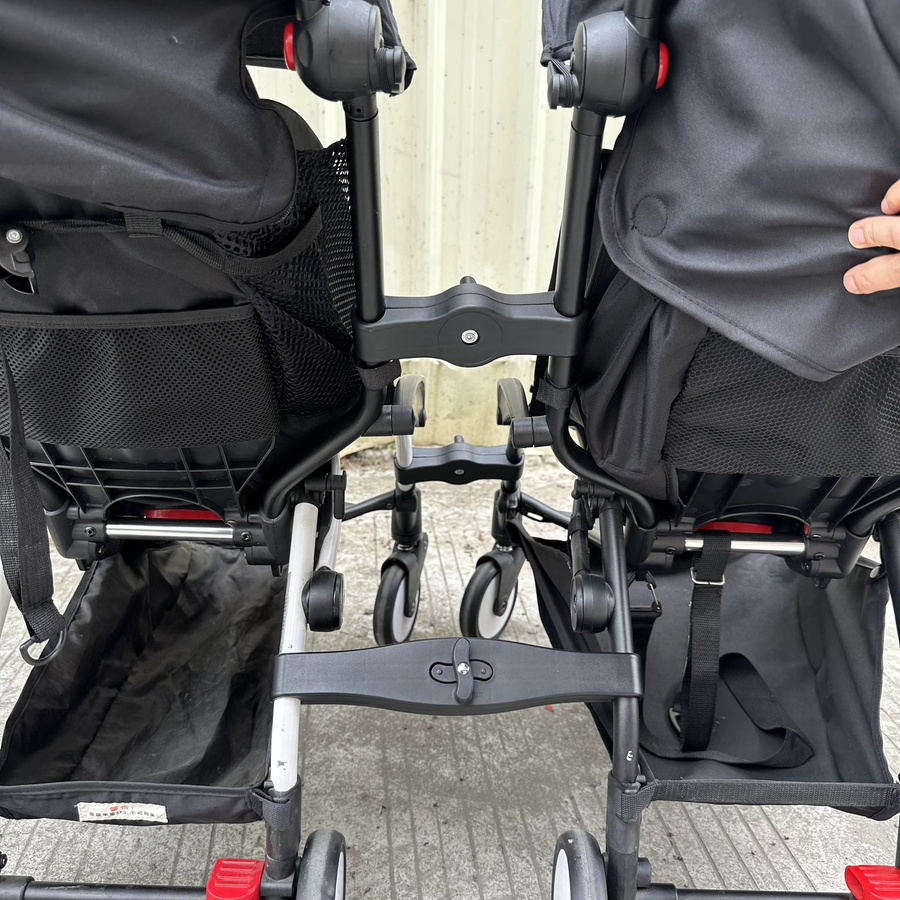 Babyzen Yoyo Kinderwagen-Verbinder 2-in-1 Doppel-Verbindungsstück in Schwarz - Bild 3