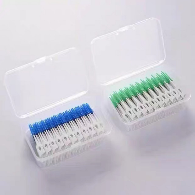 JIECARE Interdentalbürsten Silikon, Einweg, Mundpflege - Bild 1
