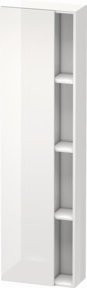 Duravit Hochschrank DuraStyle in Graphitgrau Matt und Weiß Matt, B/T/H: 50 x 24 x 180 cm - Bild 1