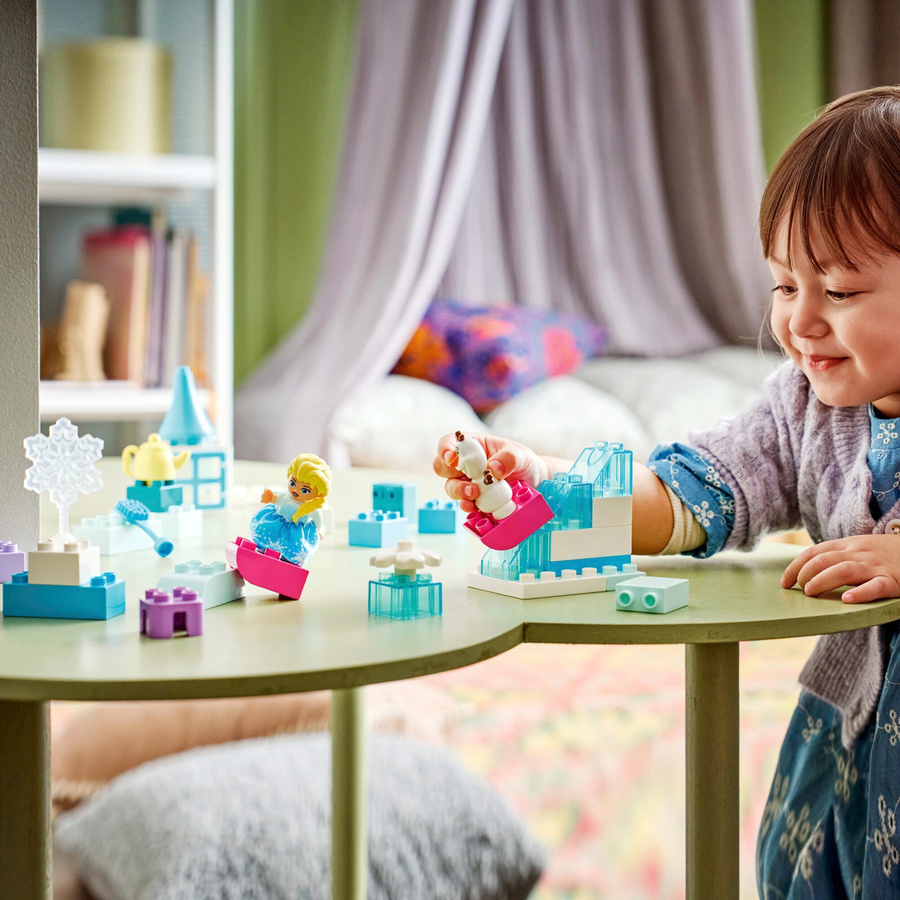 LEGO Disney Frozen Kreativbox mit Elsa und Olaf ab 2 Jahren 37-teiliges Set - Bild 3