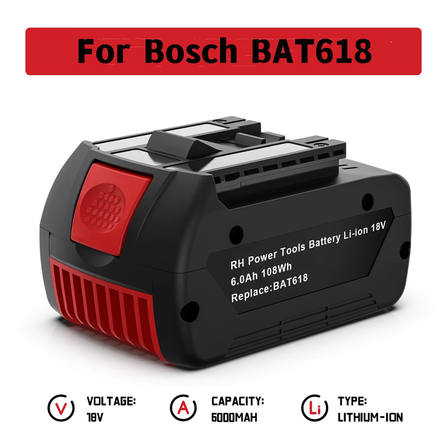 Bosch Li-Ion Akku 18V 4,5Ah in Schwarz für elektrische Bohrmaschinen BAT618 BAT609 BAT609G BAT618G BAT614 - Bild 2