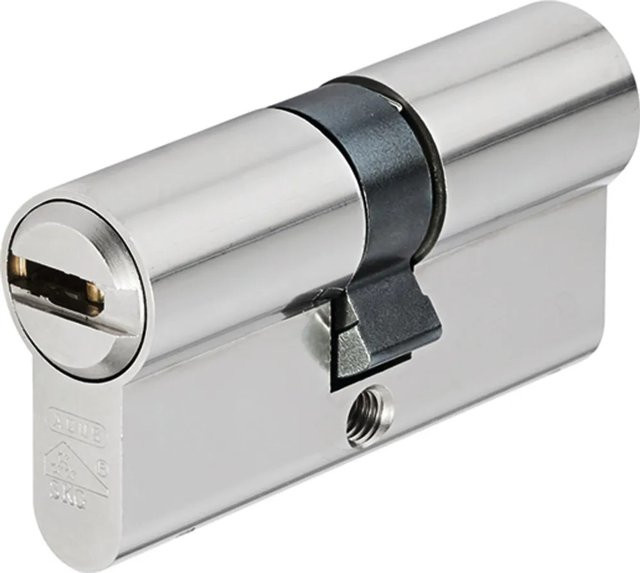 ABUS Profilzylinder XD25 in Silber für Haus-Eingangstüren und Wohnungs-Abschlusstüren mit Bohrschutz - Bild 1