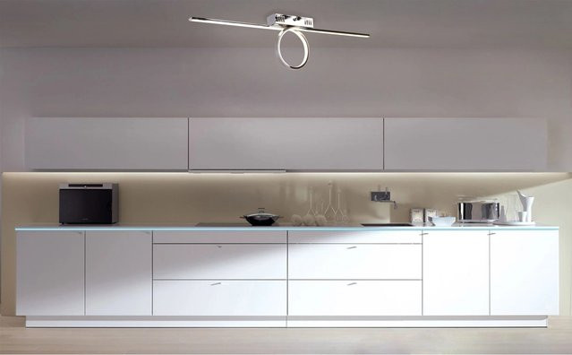 Näve LED Deckenleuchte Loop in Chrom - Bild 2