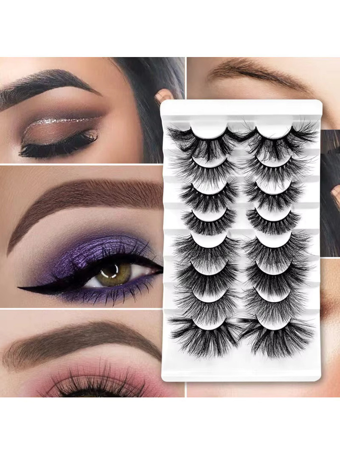 Mix 3D Faux Nerz Wimpern, Black, Unisex - Bild 6