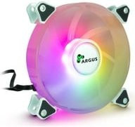 Inter-Tech Argus RS-061 RGB Gehäuselüfter Grau mit Multicolour LED-Beleuchtung B/H/T: 12,0 x 12,0 x 2,5 cm - Bild 1