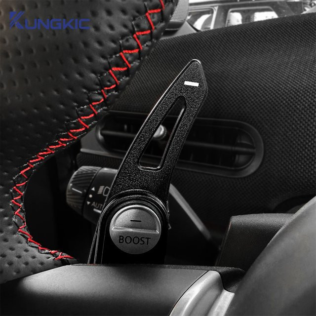 KUNGKIC Paddle Shifter Cover Trim aus Aluminiumlegierung für Mini Cooper S JCW Countryman U25 F65 F66 F67 2024 2025 - Bild 1