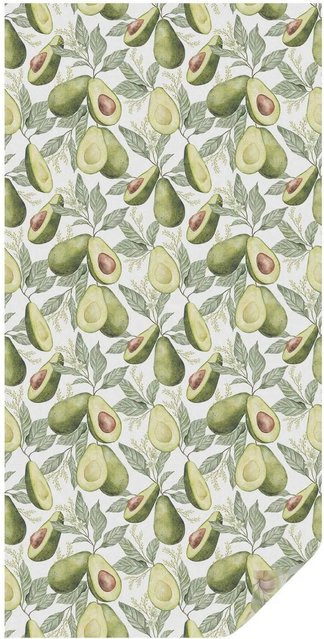 Tulup Fensterfolie Avocadoblätter Sichtschutzfolie Grün, B: 50 cm, H: 100 cm - Bild 1