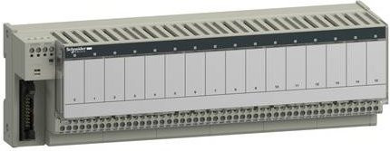 Schneider Electric ABE7R16T330 Klemmenblock mit Schraubanschluss in Grau - Bild 1
