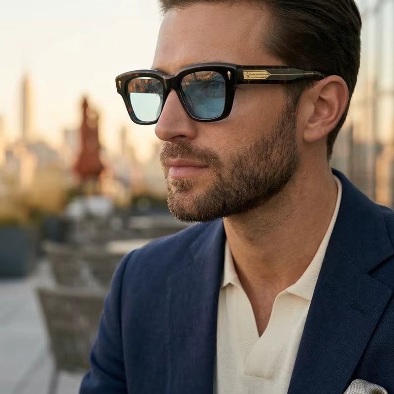 Sunshador Sonnenbrille, Vollrand, Square, Acetat, Unisex - Bild 3