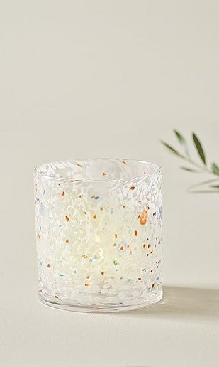 Jotex Laterne HONEY in Transparent und Multicolour aus Glas, Höhe: 16 cm - Bild 1