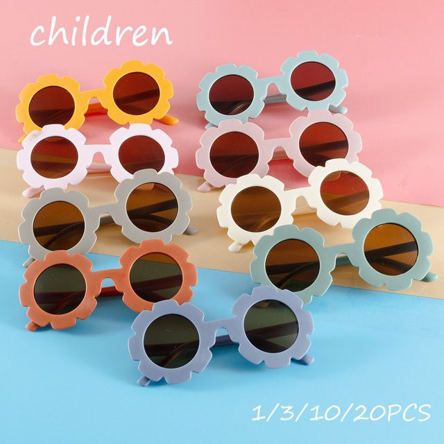 ZUXUB Kindersonnenbrille, Vollrand, rund, Kunststoff - Bild 1