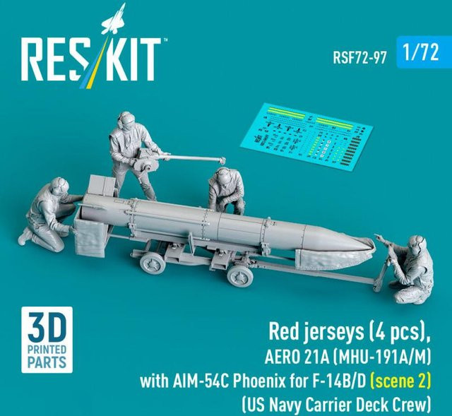 ResKit Models AERO 21A (MHU-191A/M) Red Jerseys, 4-teiliges Set - Bild 1